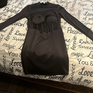 Black cocktail dress